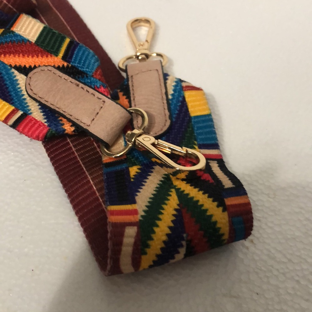 Geometric Patterned Guitar Bag Strap - Picture 3 of 3